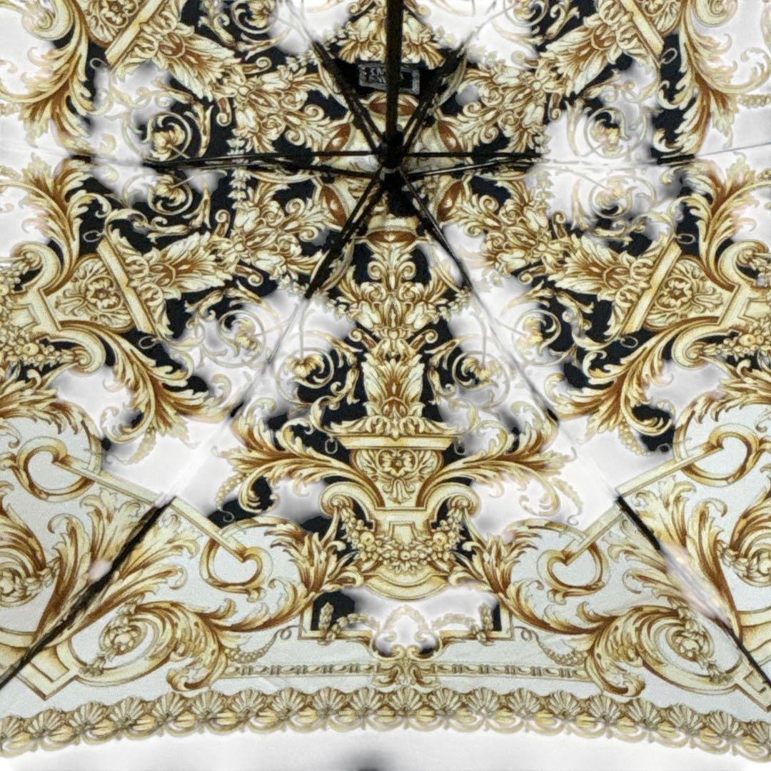 【美品】GIANNI VERSACE 折りたたみ傘 　大判