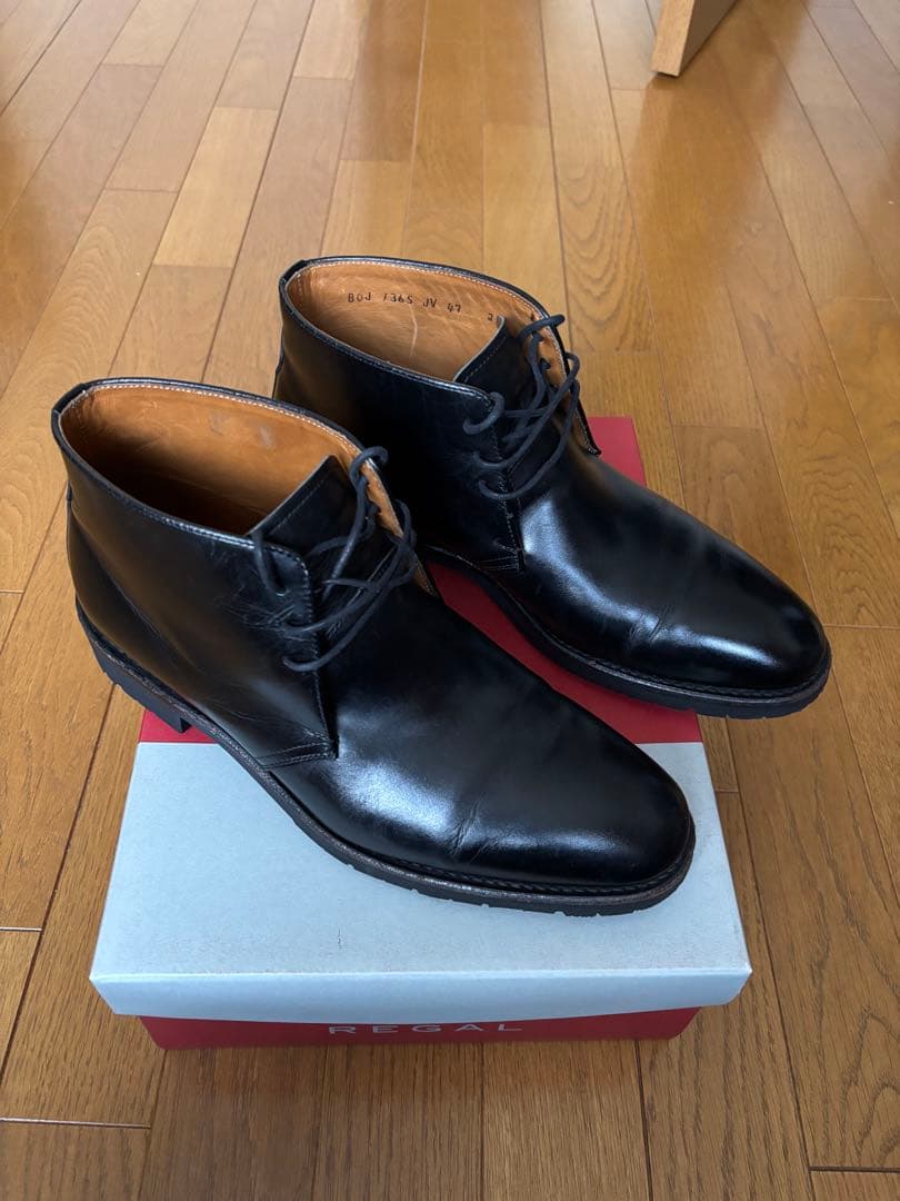 REGAL メンズビジネスシューズ　ハイカット　冬底　25.5cm