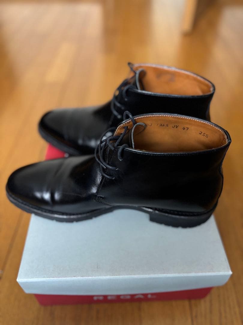 REGAL メンズビジネスシューズ　ハイカット　冬底　25.5cm