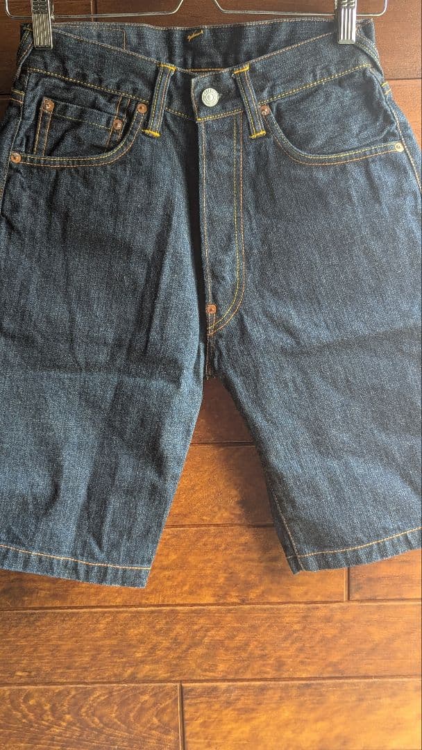【新品未使用】EVISUビッグかもめ denimショートパンツ