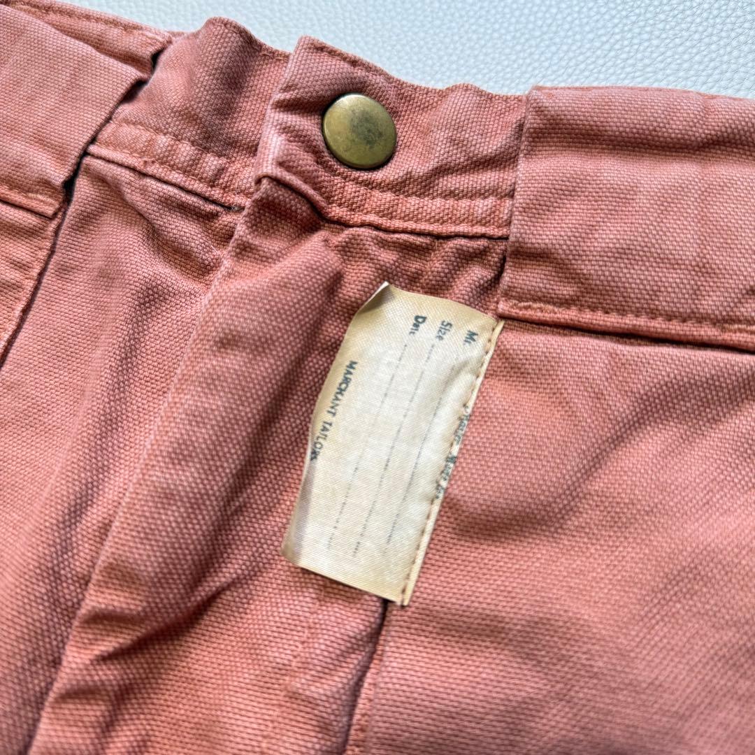 古着 KAPITAL スタッズ ワイドカーゴパンツ ピンクベージュ