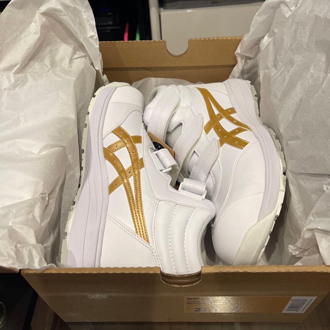 ストリート新品　asics CP312 27.0cm ホワイト/ゴールド