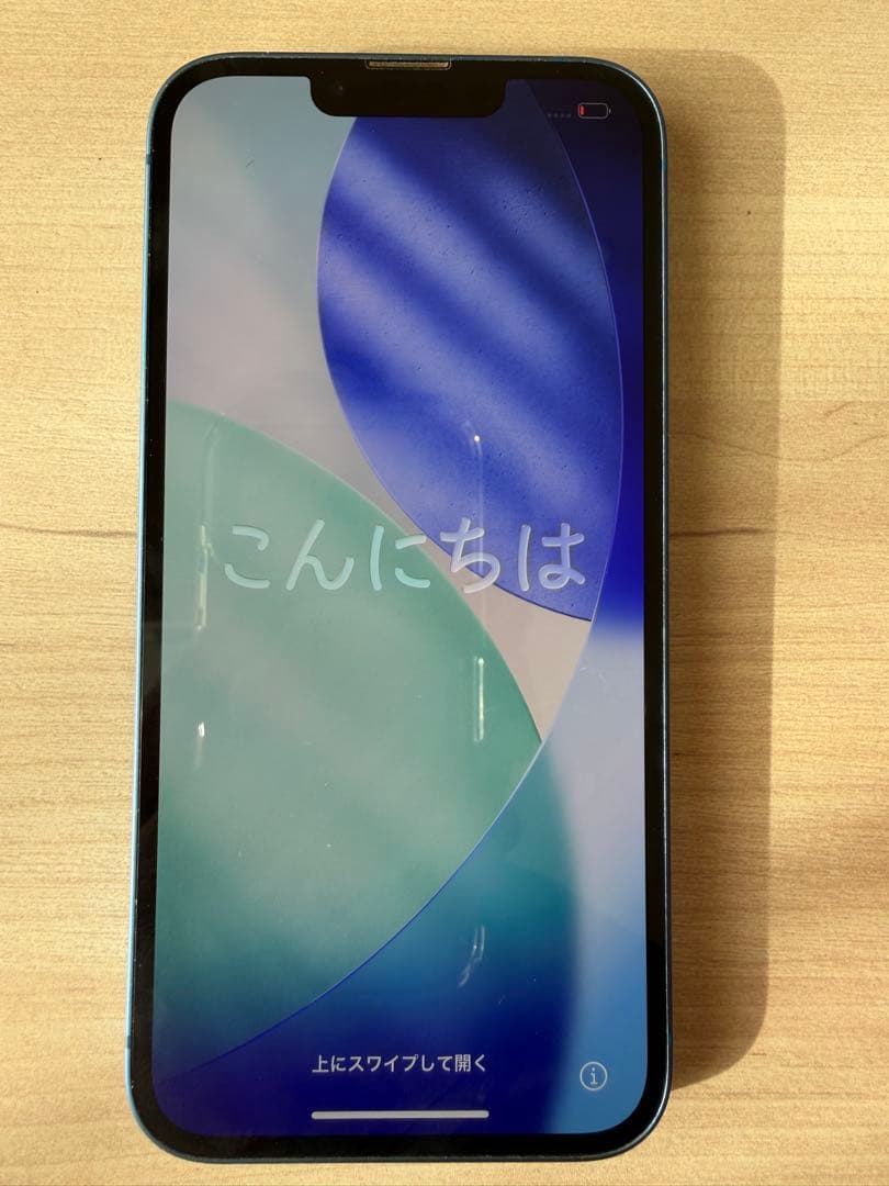 iPhone13 ブルー　修復水没歴なし　即日配送