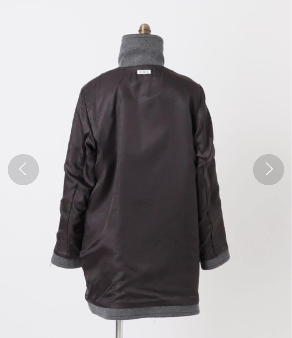 メルトンステンカラーコート