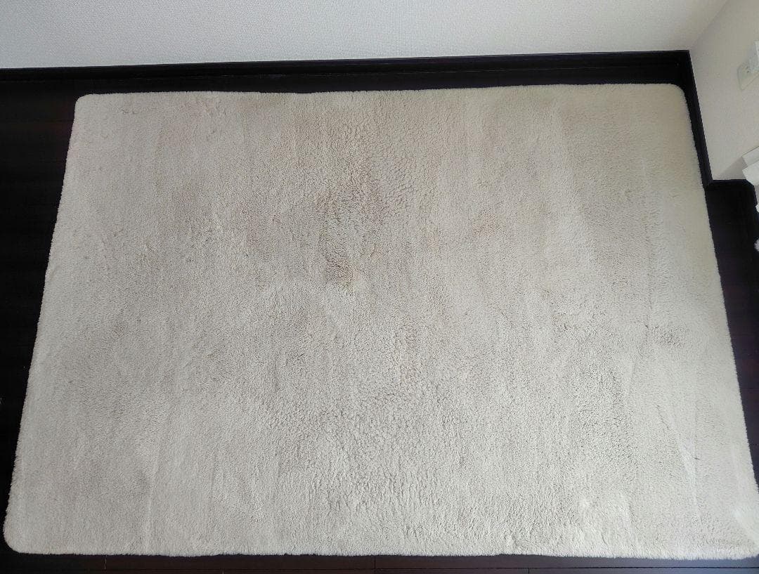 unico★SHAMPELT 優しい色味のラグ 140x200 IV アイボリー