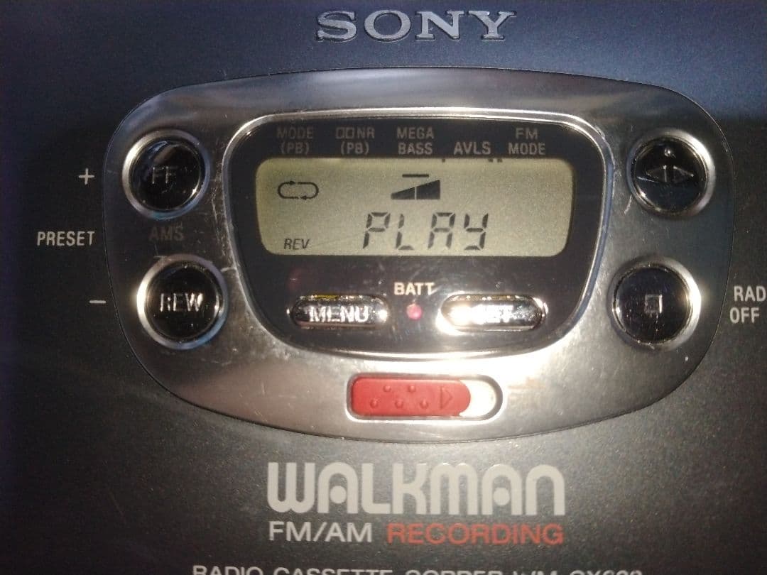 動作　録音　WM-GX622　カセット　ウォークマン　SONY　リモコン付き