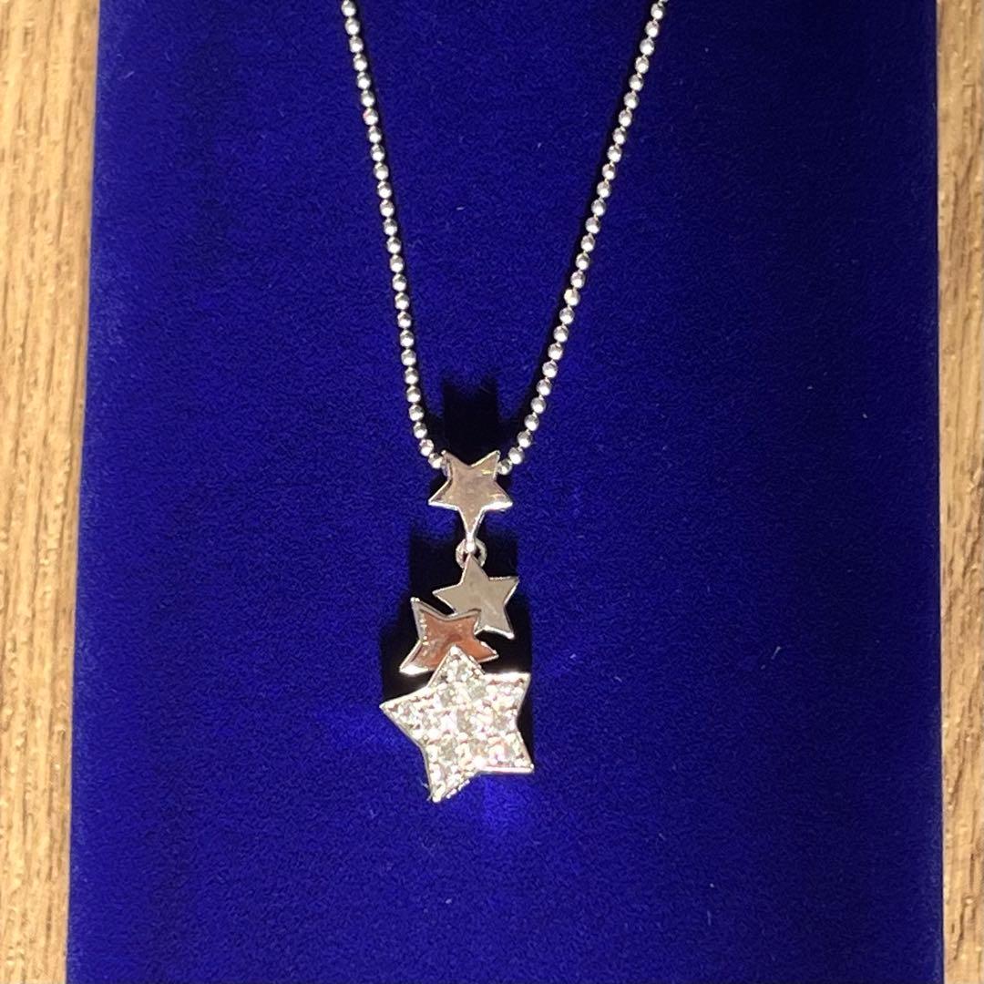 【お値下げ中】K14 ゴールド スターモチーフ ネックレス