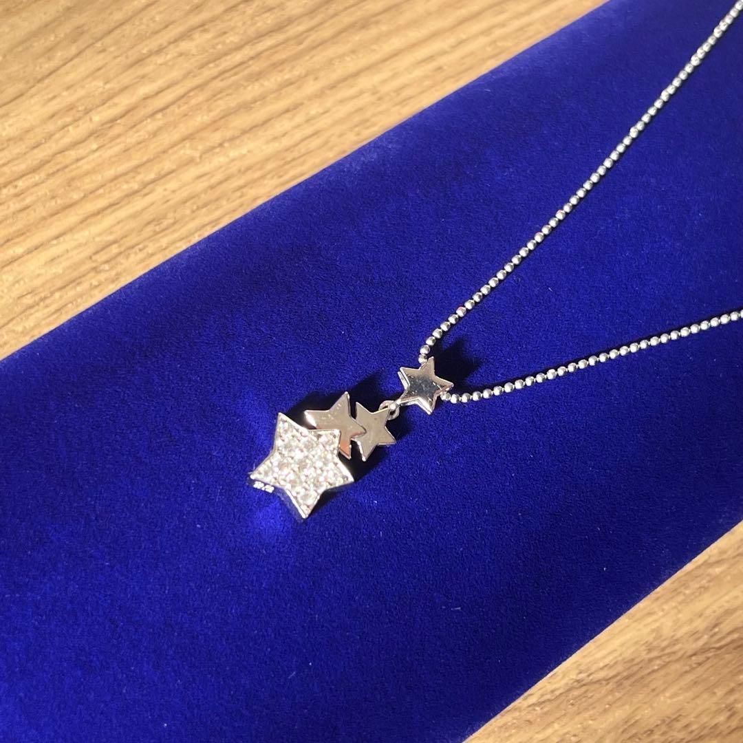 【お値下げ中】K14 ゴールド スターモチーフ ネックレス