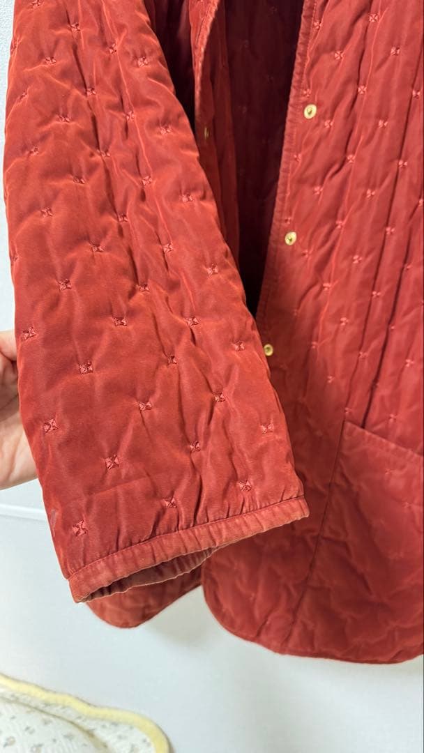 HERMES エルメス コットン キルティング ジャケット ハーフコート 中綿