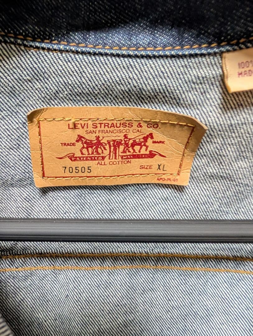 【美品】リーバイス70505 XL 濃紺