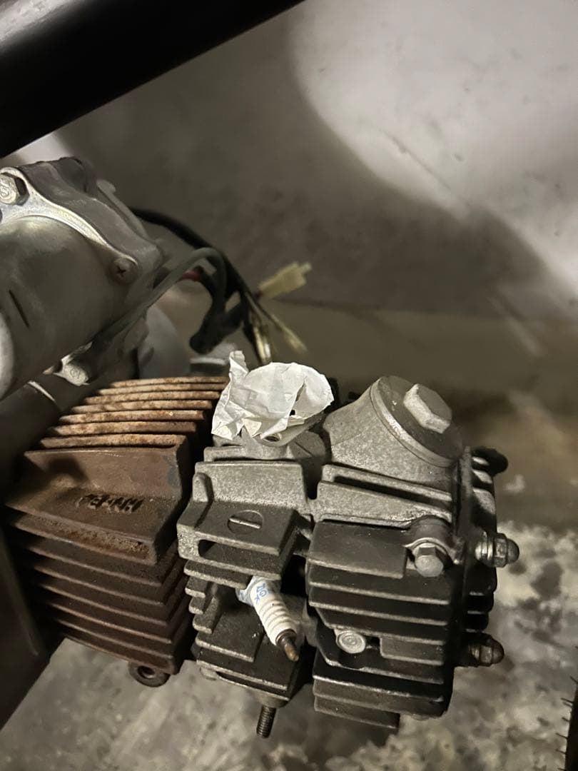 専用出品スーパーカブ90 カスタム セル付き　エンジン　純正　12v ホンダ