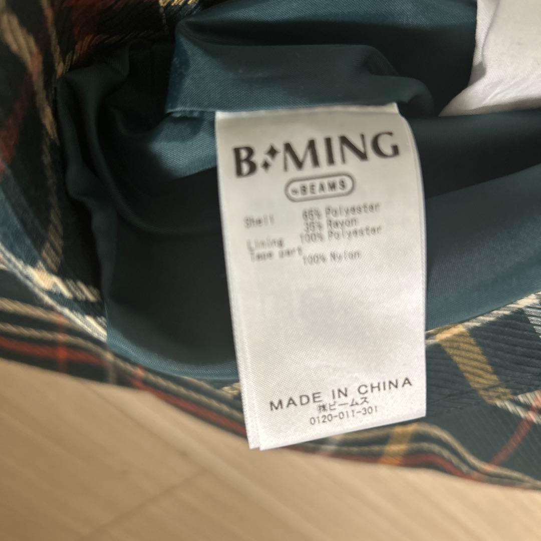 B:MING ネイビー系チェック フォーマルスーツ 120㎝　卒業、卒園、入学