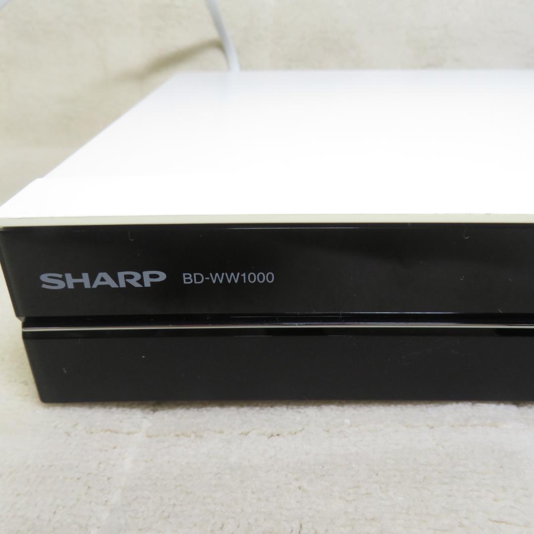 動作良好　シャープ AQUOS ブルーレイレコーダー BD-WW1000