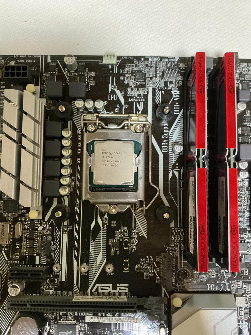 PRIME H270-PRO＋Core i7 7700＋メモリ8GB×2