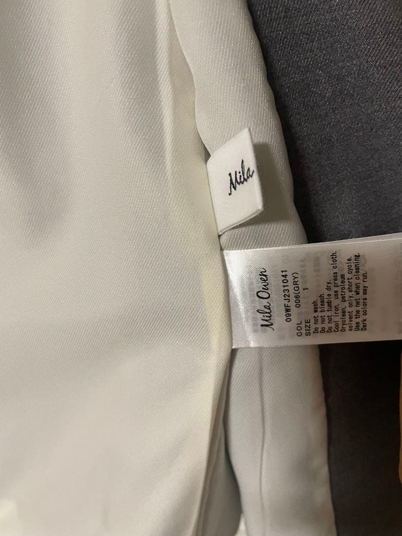Mila Owen グレー テーラードジャケット