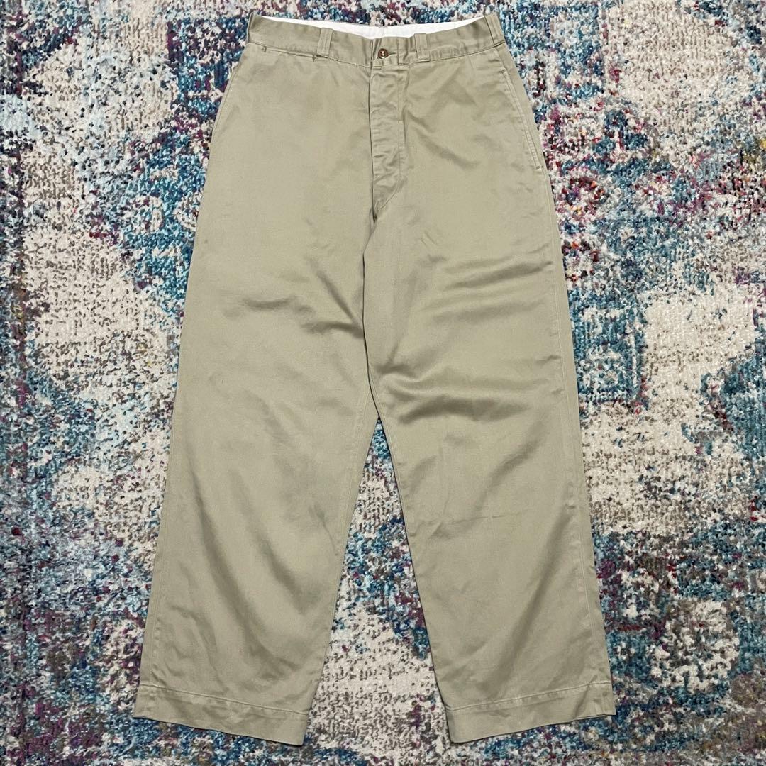 [30/29] 50s US ARMY チノ パンツ カーキ ミリタリー m45