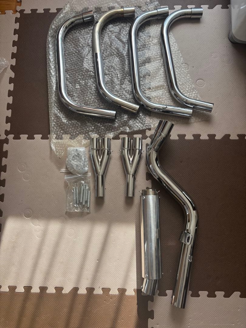 ゼファー400用8分割マフラー