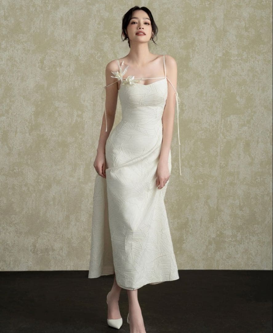 Denio ミドル丈　ドレス　ワンピース