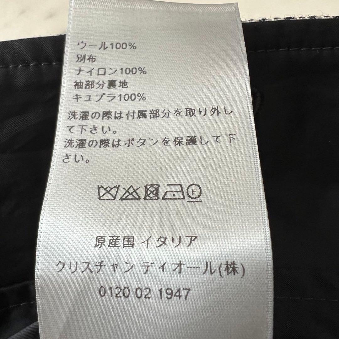 DIOR HOMME 22AW 千鳥格子 ロゴ金具 ジャケット 50