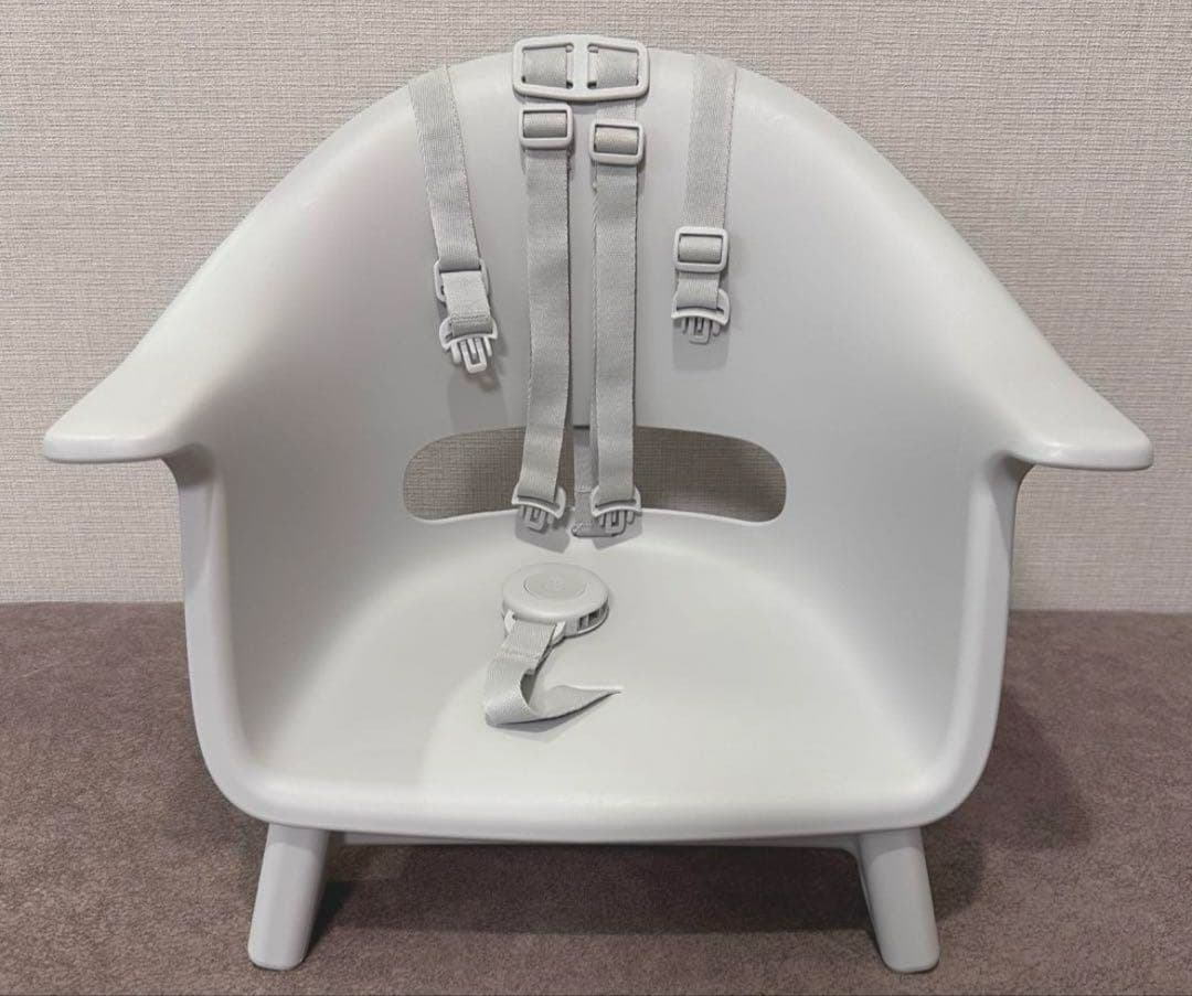 【美品】ストッケ クリック クラウドグレー クッション付き