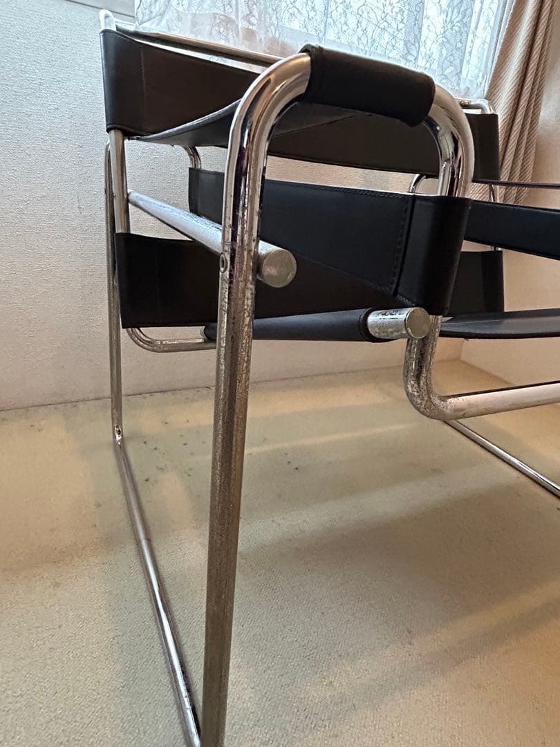 ワシリーチェア マルセル•ブロイヤー スチールパイプ椅子