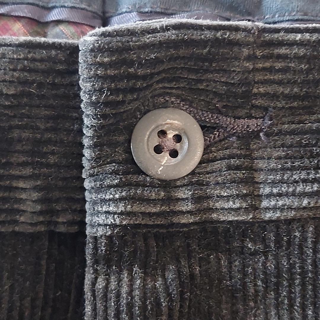 ポロバイ ラルフローレン W35 ポロチノ コーデュロイ 90s 黒 15527