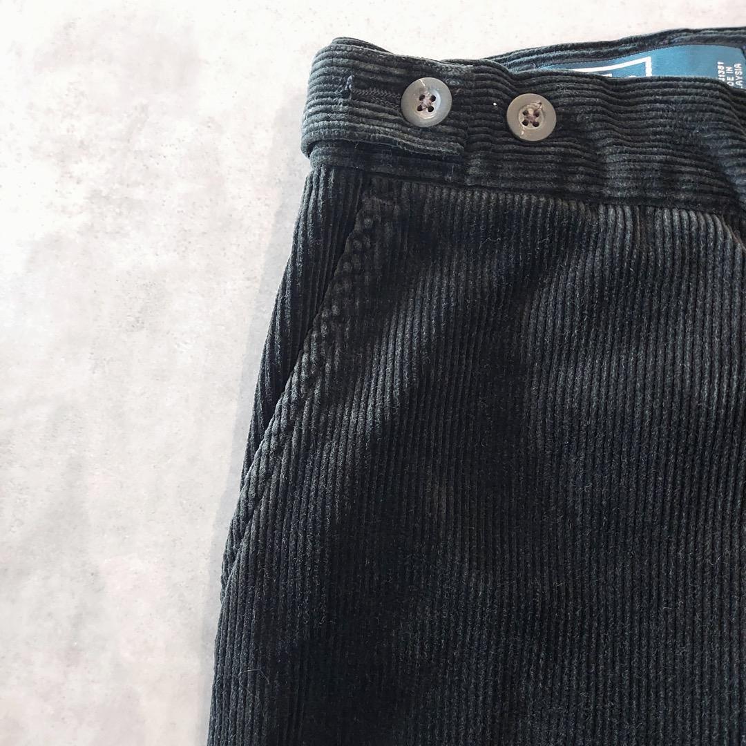 ポロバイ ラルフローレン W35 ポロチノ コーデュロイ 90s 黒 15527