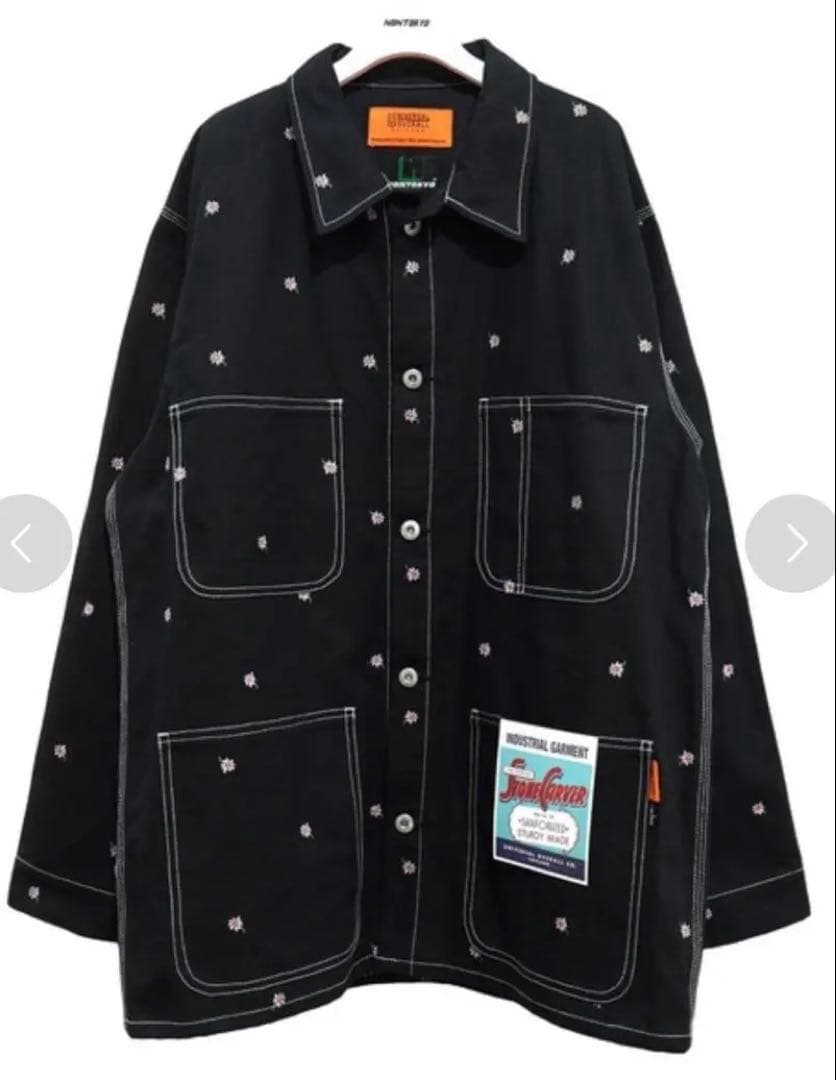 NON TOKYO カバーオール　花刺繍 UNIVERSAL OVERALL