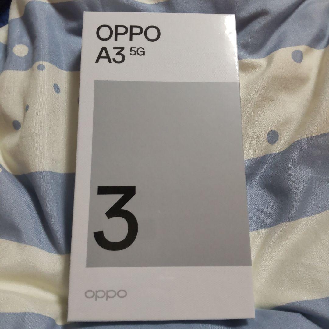 ハ*]様 OPPO A3 5G 4GB 128GB ブラック
