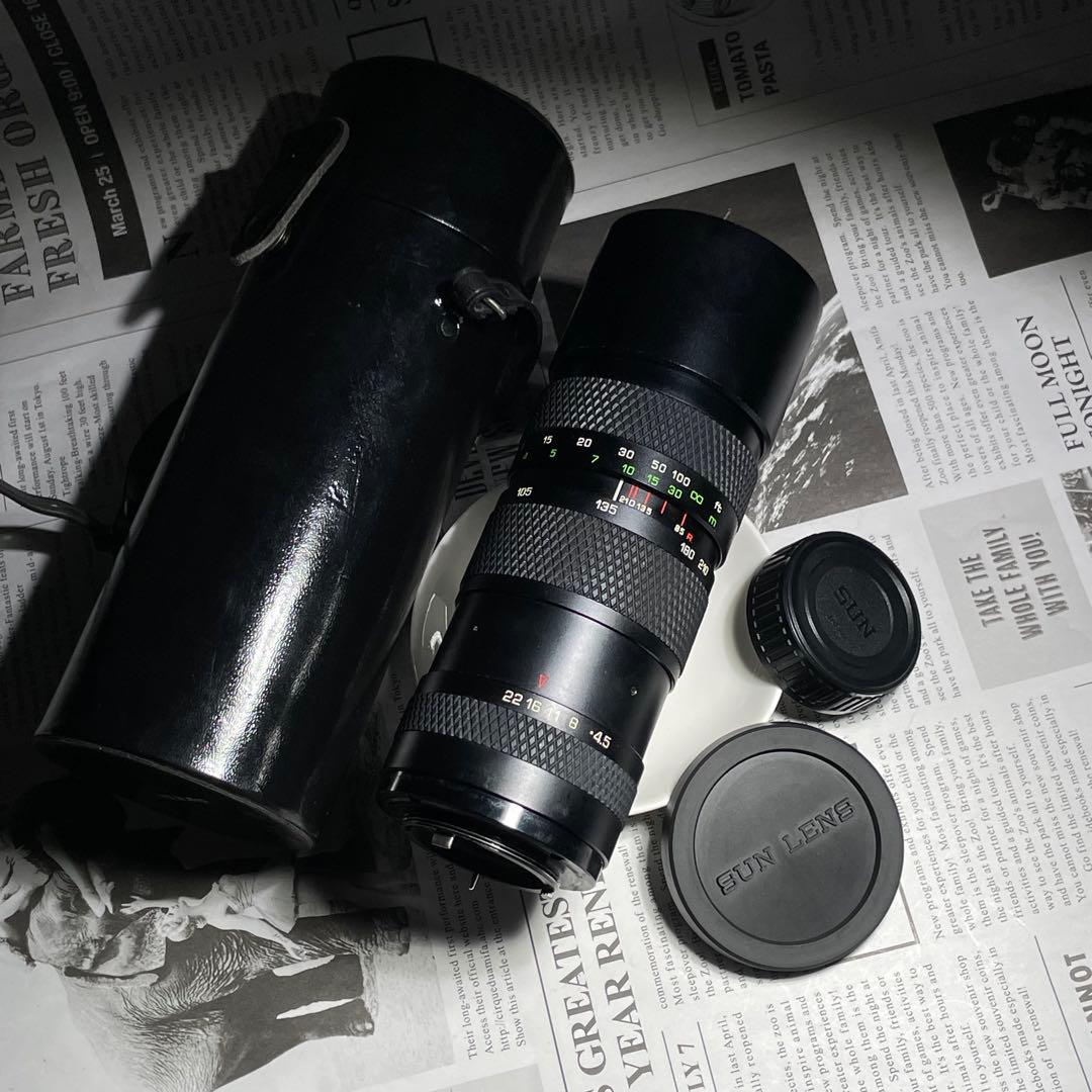 SUN 85-210mm f4.5 m42マウント