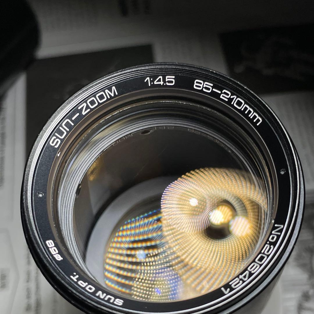 SUN 85-210mm f4.5 m42マウント