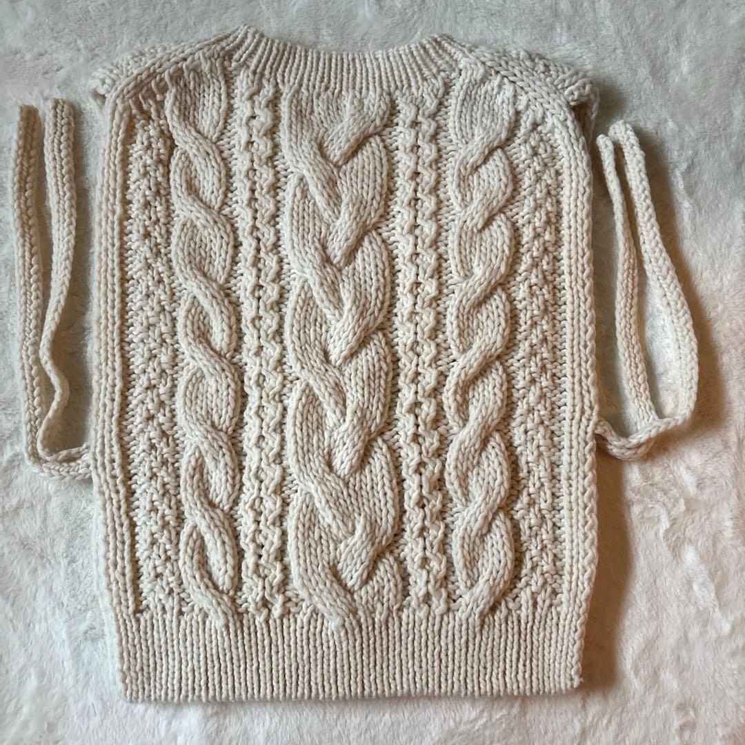 かぐれ　ペルー　アラン　ニット　ベスト