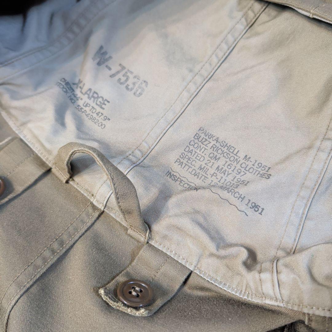 バズリクソンズ M-51 パーカ XL モッズコート conmar