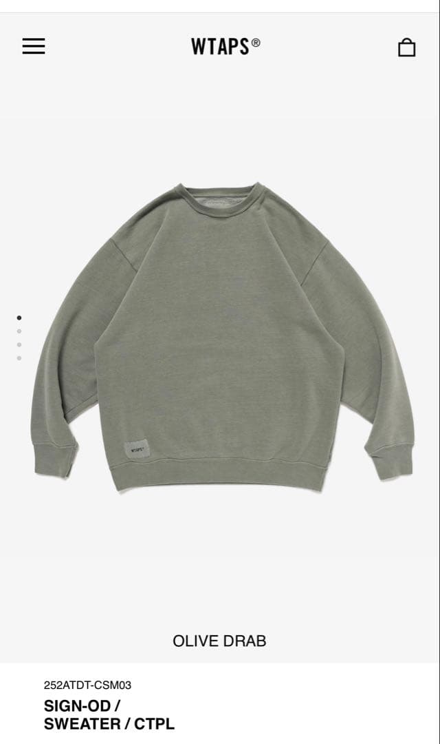 専用WTAPS SIGN-OD / SWEATER / CTPL スウェット