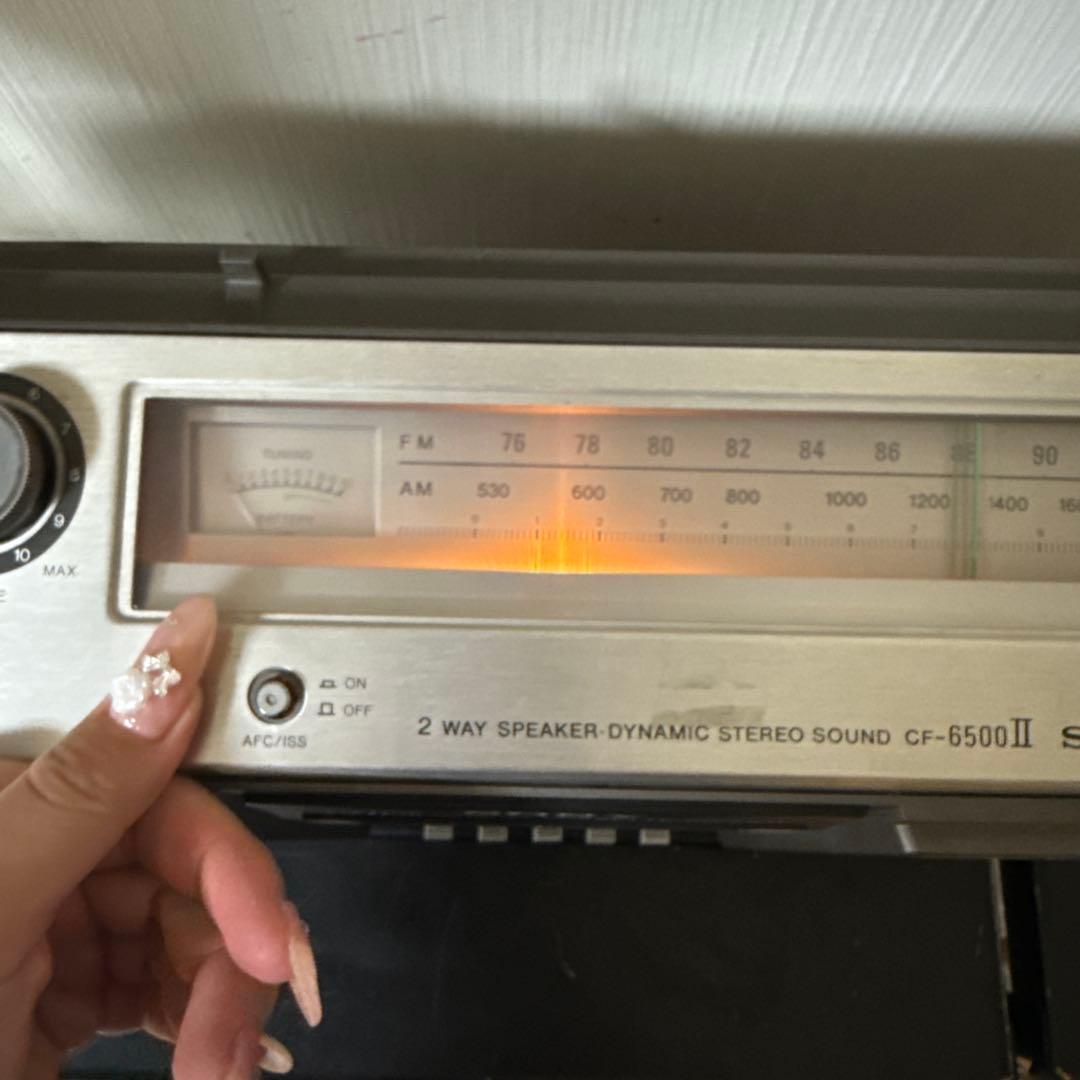 ソニー FM/AMステレオラジカセ CF-6500Ⅱ ZILBA'P
