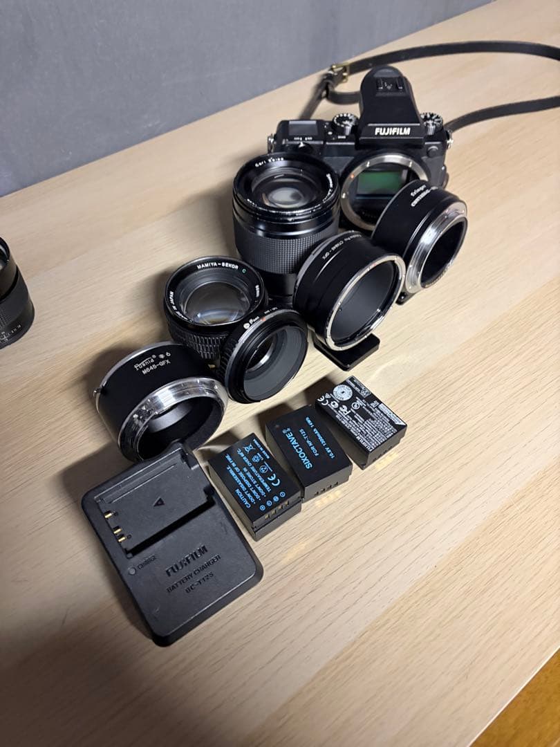 Fujifilm GFX50sとレンズ　各種アダプター