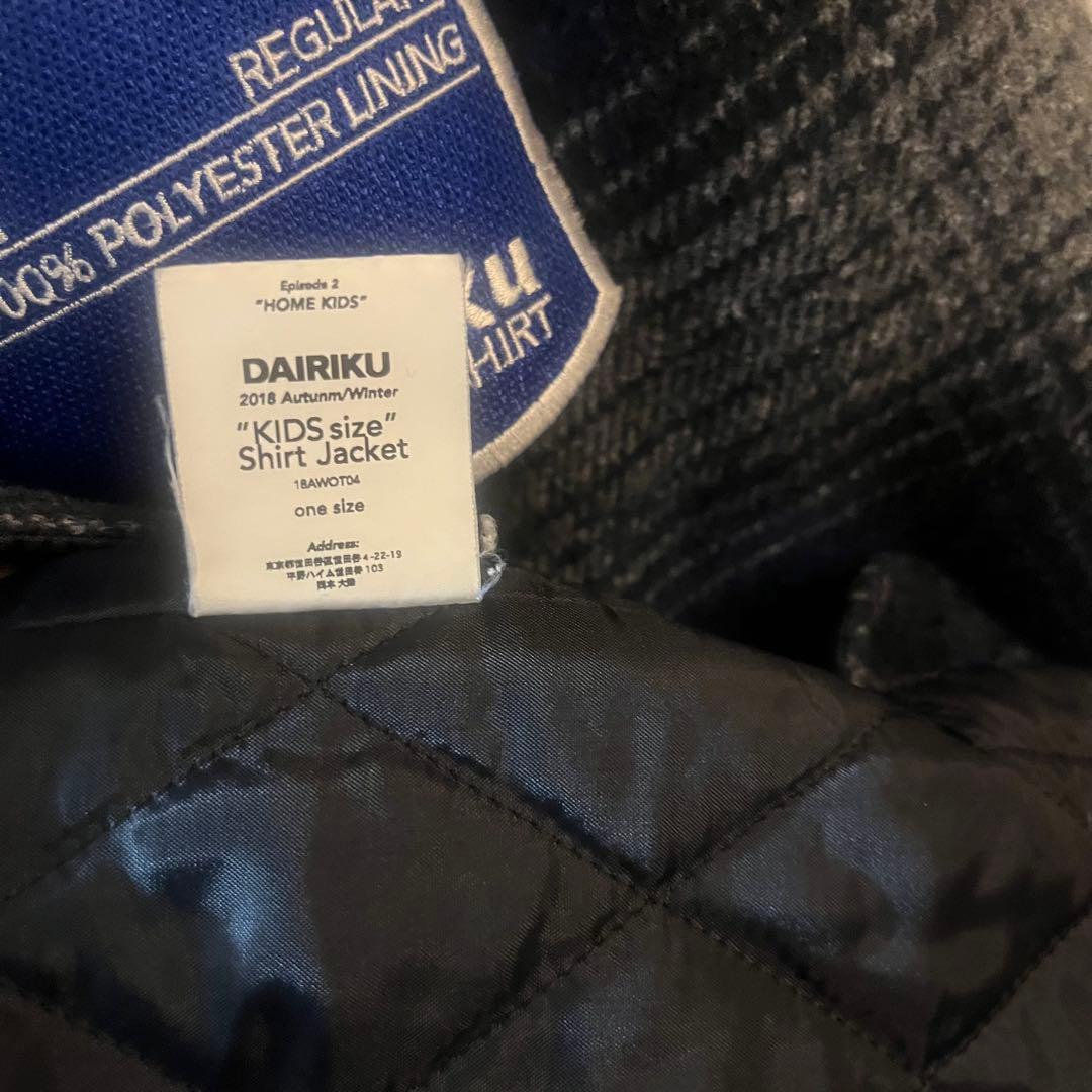 ジャケット・アウター dairiku 18aw BATTING SHIRT JACKET