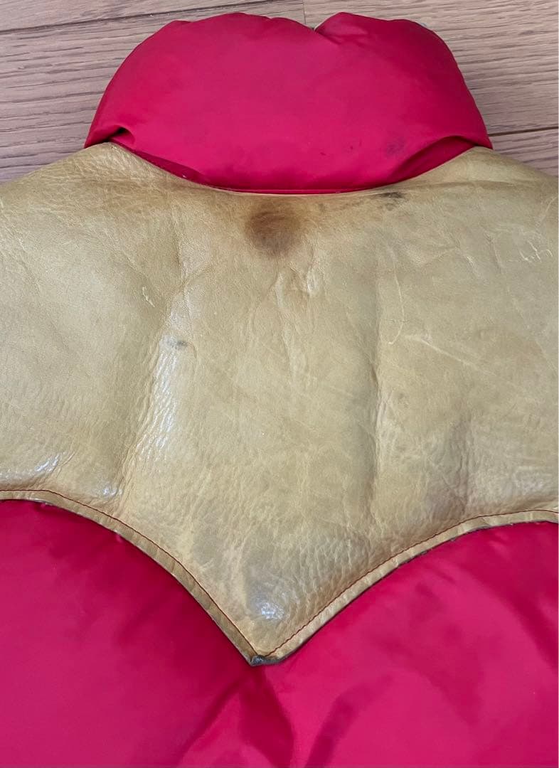 ✅ 70s オリジナル ロッキーマウンテン ダウンベスト当時モノ 穴無赤 40