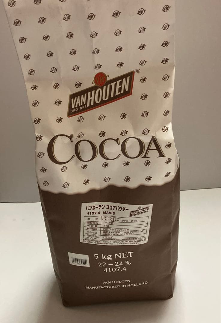 VAN HOUTEN ココアパウダー 5kg バンホーテン業務用