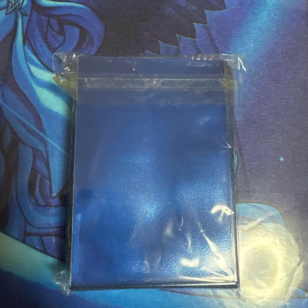 遊戯王　初期ロゴ　スリーブ　ブルーメタリック　マリク　海馬　デラックス