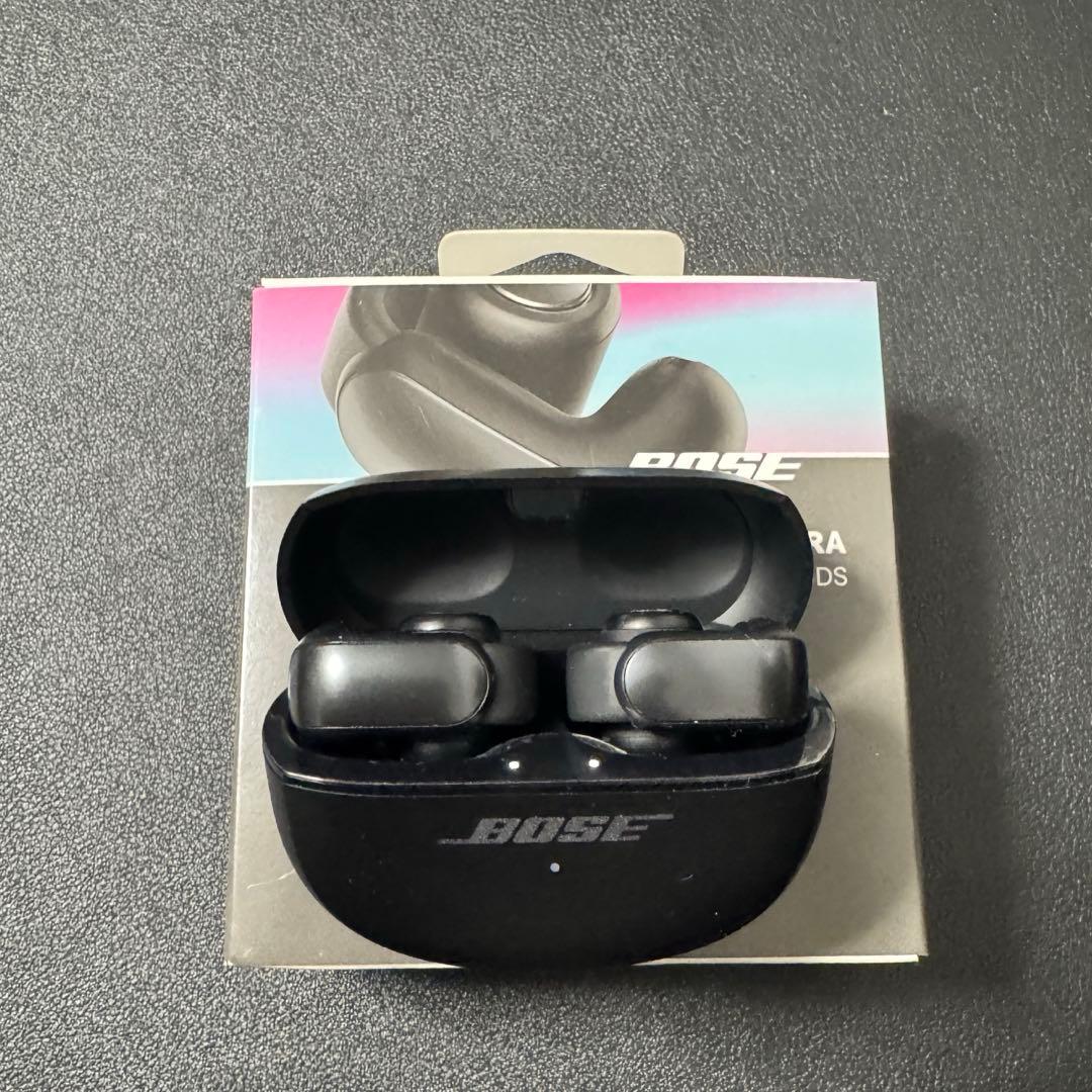 美品Bose Ultra Open Earbuds 充電ケース＋シリコンケース付