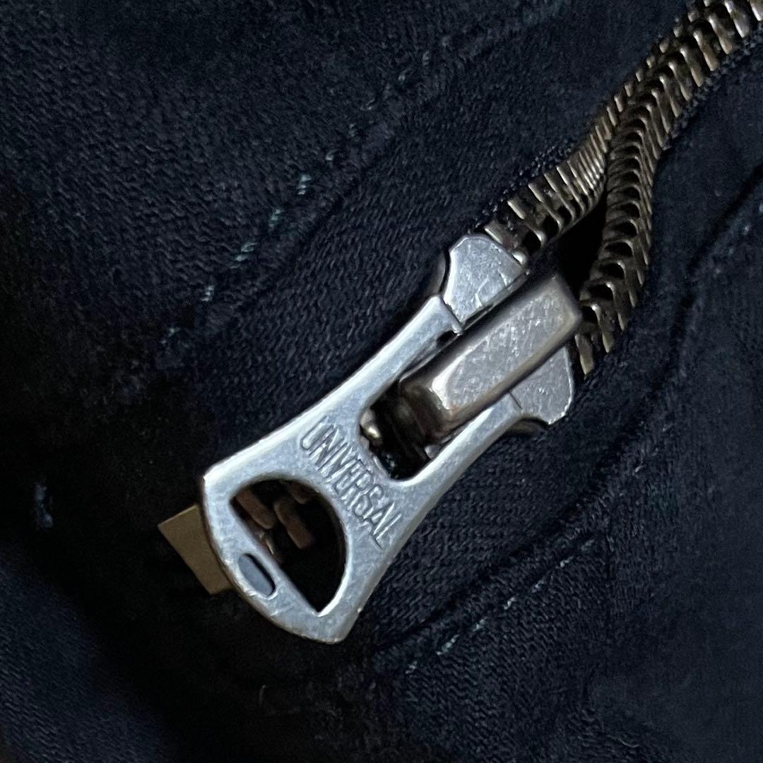 専用品 00s CIVARIZE スタッズ ダメージ ジップ スキニーデニム 黒