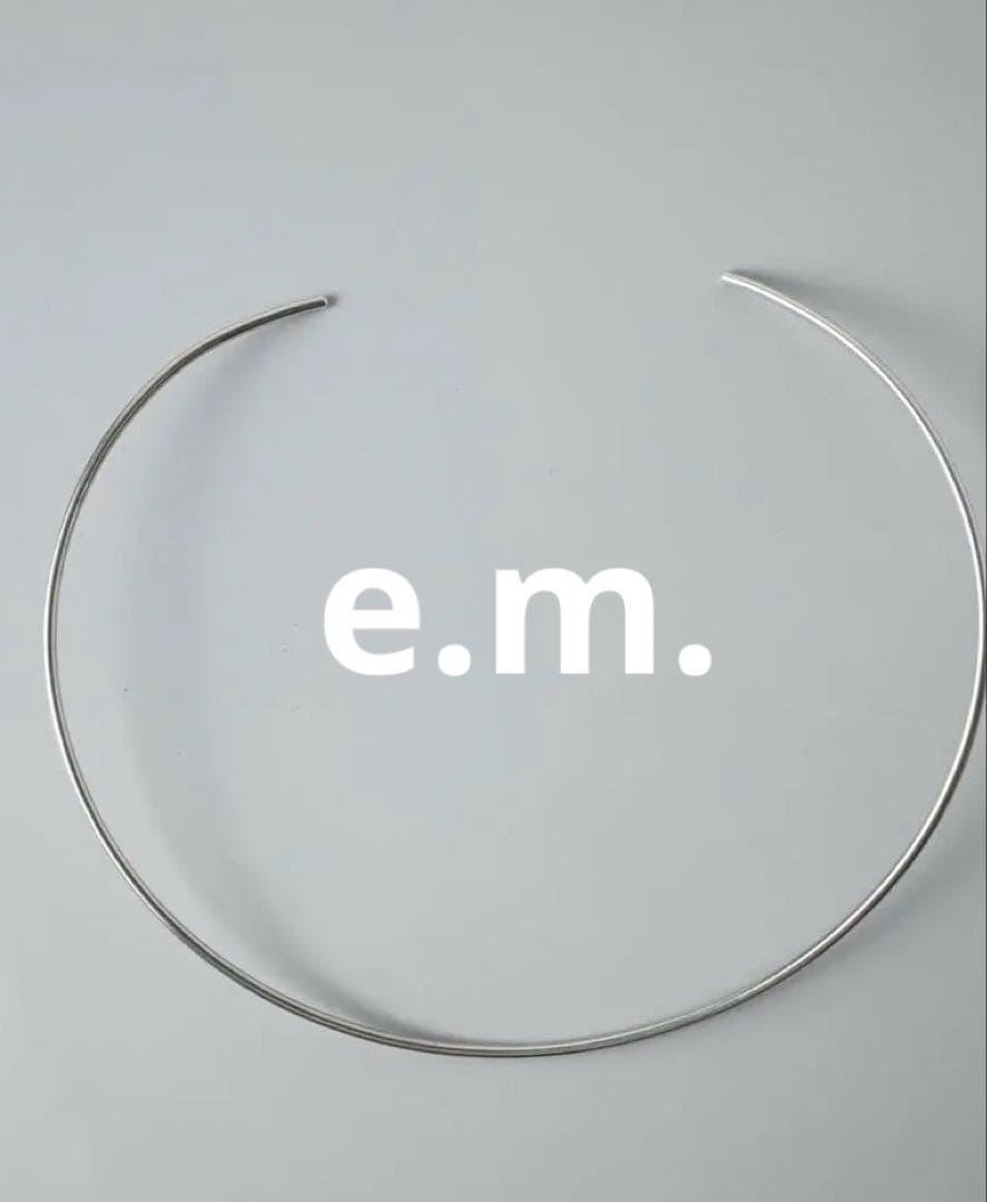 e.m シルバーチョーカー　925 入学　卒業