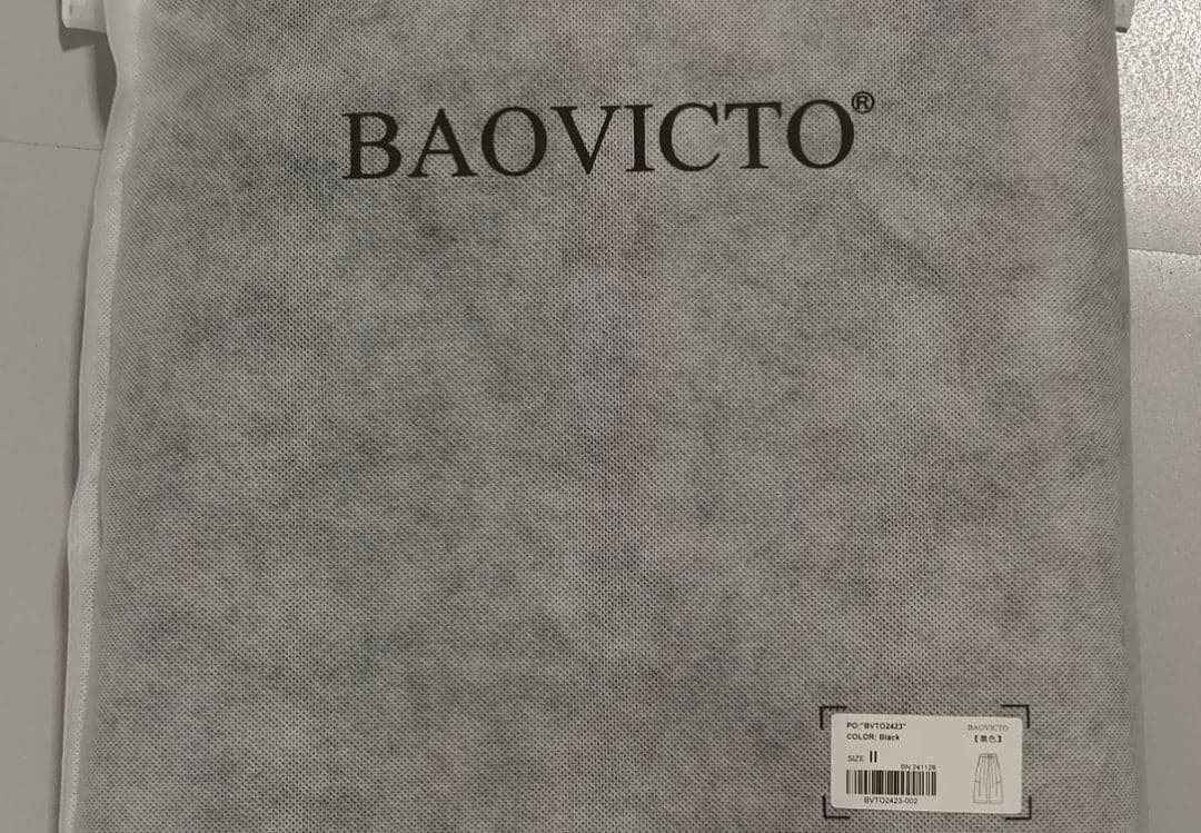 BAOVICTO Pleated Wide-leg Pants変形ワイドパンツ