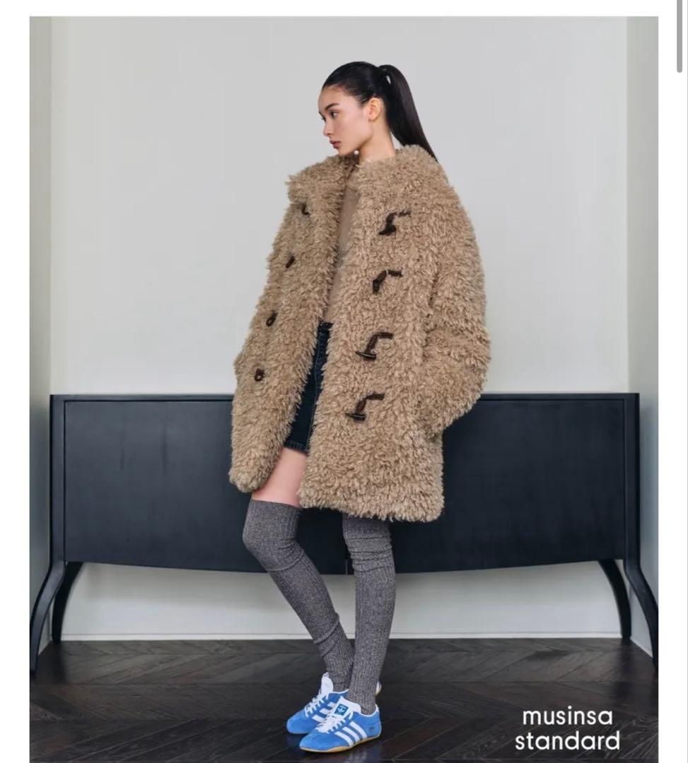 MUSINSA ダッフルコート Sサイズ ベージュ
