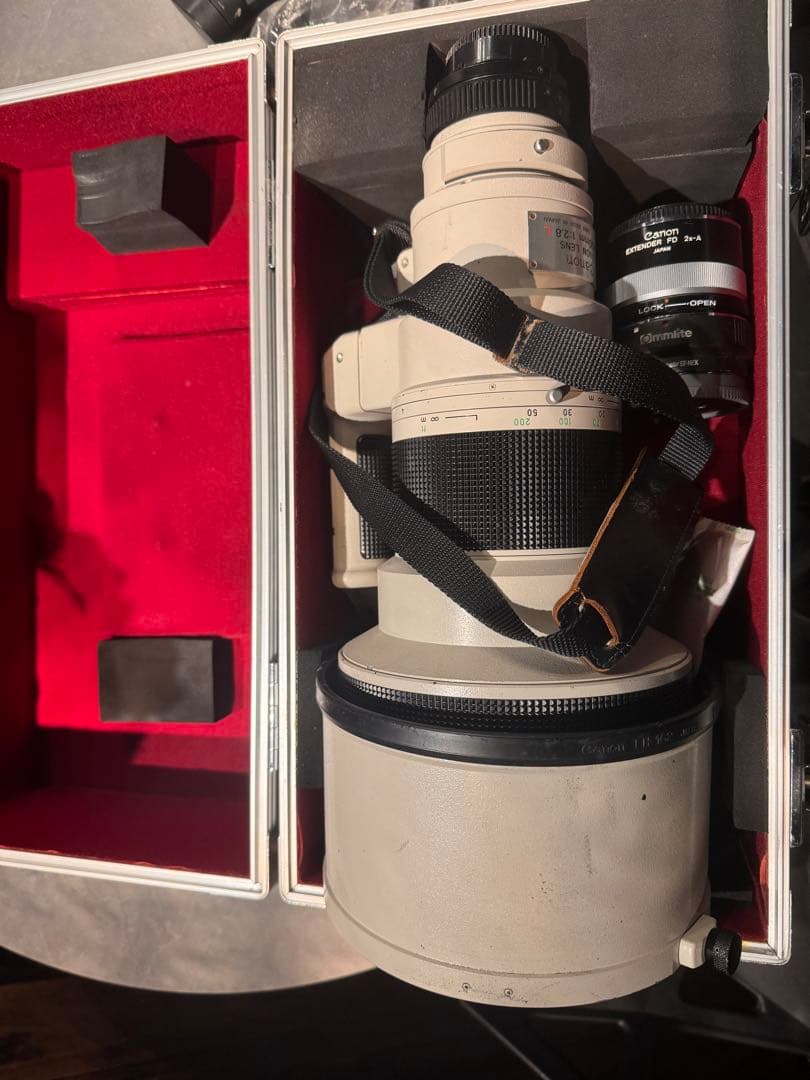 canon FD400mm F2.8L+FD 2XA＋commliteEFNEX