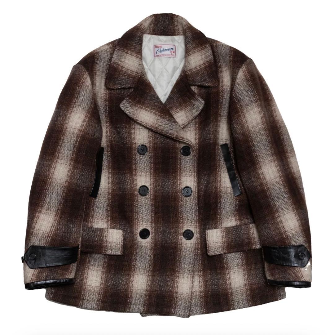 SUBCULTURE OMBRECHECK P-COAT ピーコート　SIZE2