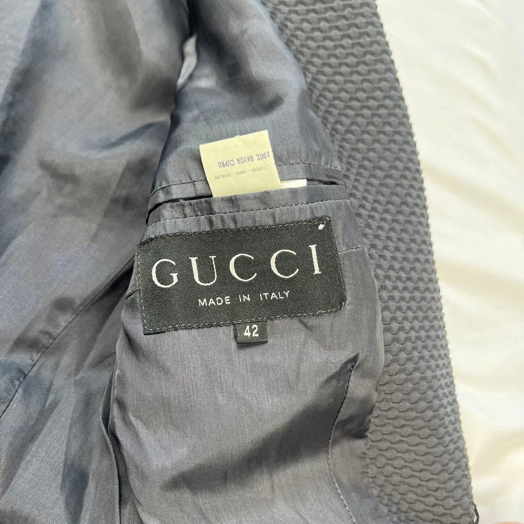 ジャケット・アウター 2005 GUCCI Textured Zip-Front Blazer