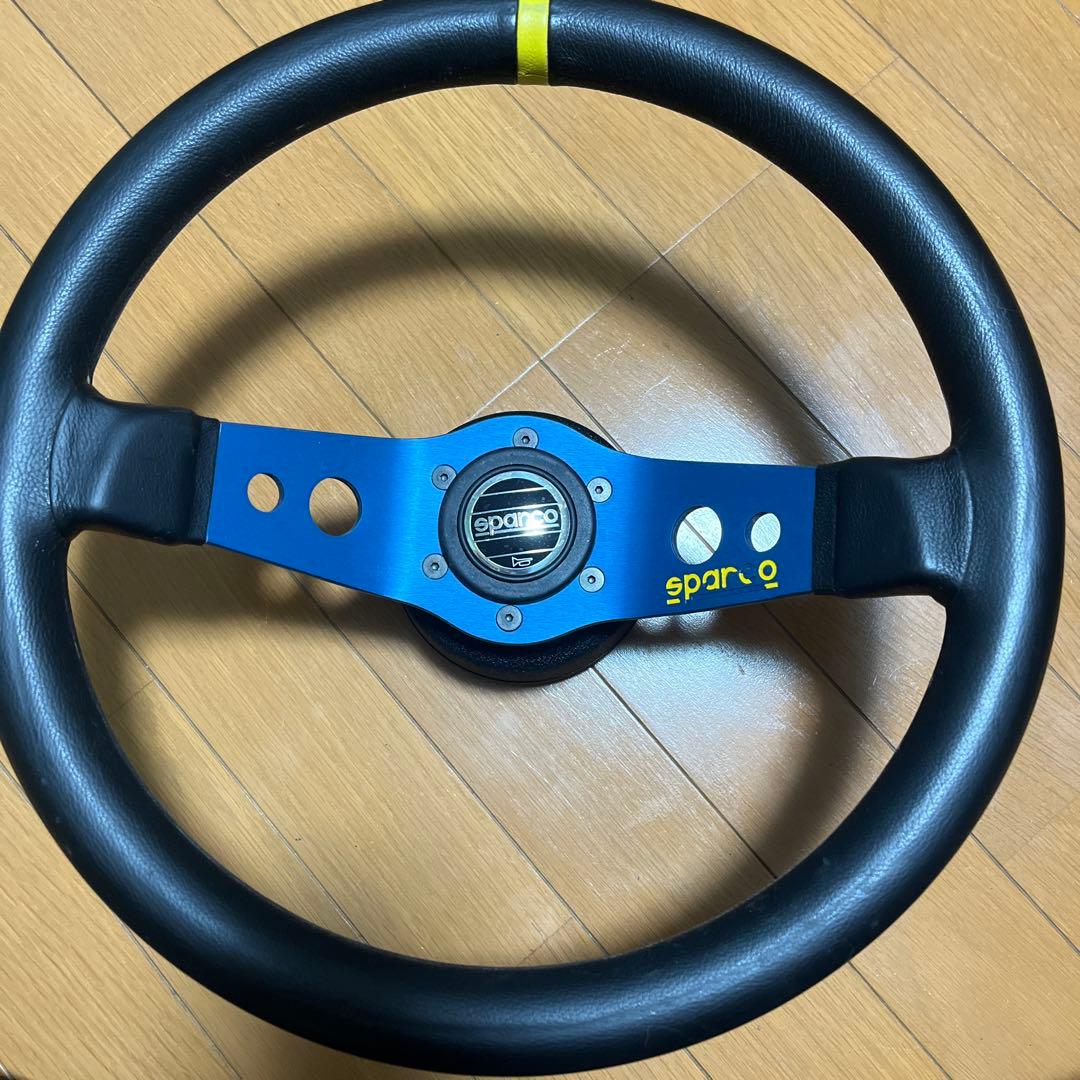 sparco ステアリングホイール 青