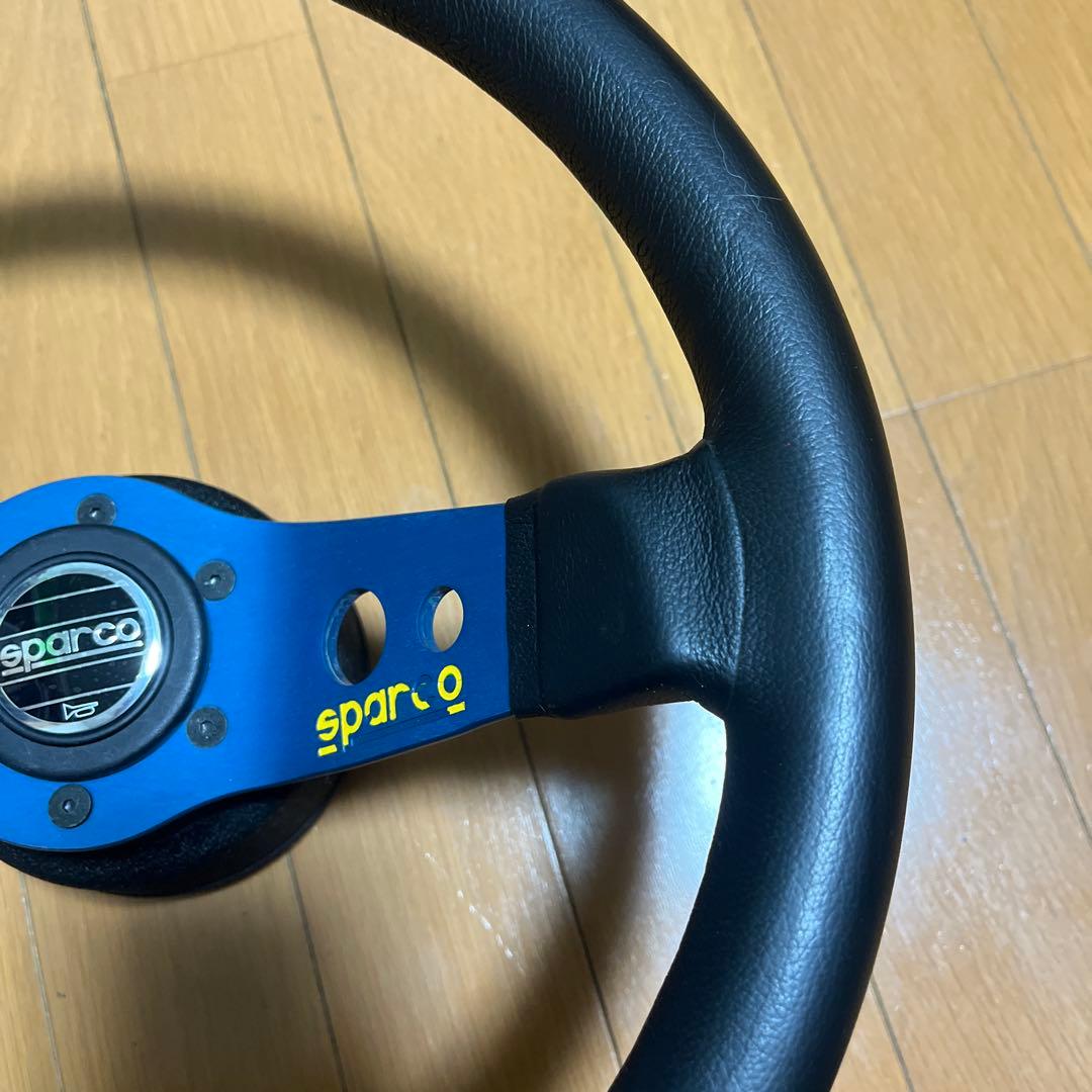 sparco ステアリングホイール 青